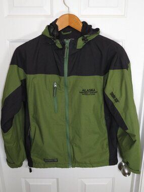 Drift Creek Outdoors Tundra Tech Full Zip Hooded Jacket Alaska Rainforest Logo S